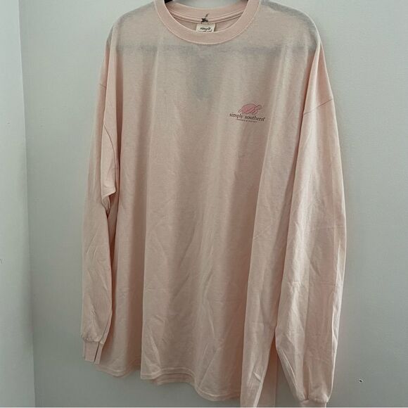NWT Simply Southern “Happy Days” Turtle Long Sleeve Tee XXL 🌸🐢 - Picture 6 of 12